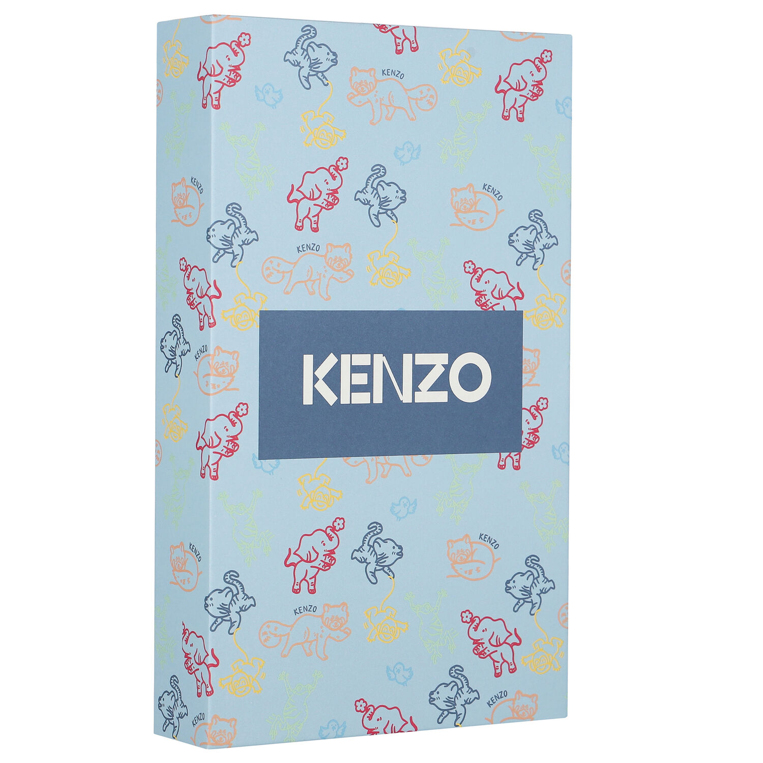 Baby Boys Blue Logo & Animals Babygrows Gift Set, 1, hi-res